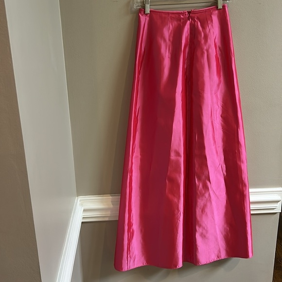 Jessica McClintock for Gunne Sax Long Fuschia Maxi Skirt Size 5 - Picture 4 of 10